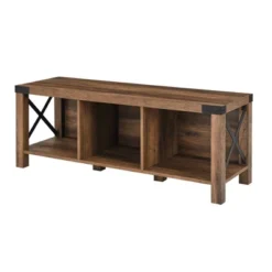 Sophie Rustic Industrial X Frame Entry Bench With 3 Cubbies - Saracina Home 11 Sophie Rustic Industrial X Frame Entry Bench With 3 Cubbies - Saracina Home -Saracina Home GUEST 00c50f14 1403 478c ac19 b603933d6c1a