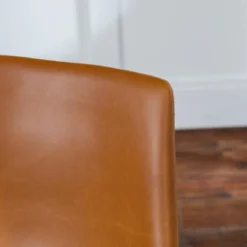 Set Of 2 Laslo Modern Upholstered Faux Leather Dining Chairs - Saracina Home -Saracina Home GUEST 01a56aa2 de82 4035 962c cb49ef2b10bd