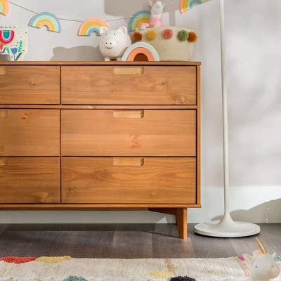 Mid-Century Modern Groove Wood 6 Drawer Dresser - Saracina Home Mid-Century Modern Groove Wood 6 Drawer Dresser - Saracina Home -Saracina Home GUEST 04d23956 eefc 461e adbc 47cd243dd32b
