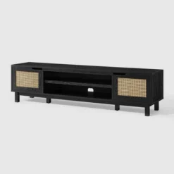 Modern Boho Storage TV Stand For TVs Up To 80" With Rattan Doors - Saracina Home 5 Modern Boho Storage TV Stand For TVs Up To 80" With Rattan Doors - Saracina Home -Saracina Home GUEST 05b74f8b 15fd 47e0 805b d65b865792a5