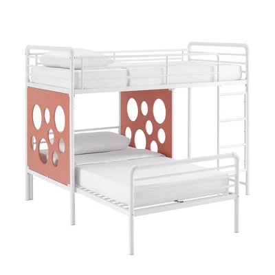 Twin Modern Cut-Out L-Shaped Metal Bunk Bed - Saracina Home Twin Modern Cut-Out L-Shaped Metal Bunk Bed - Saracina Home -Saracina Home GUEST 0b6c5706 4a46 4bd7 a0fc de6c2680dbc2