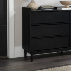 Mid-Century Modern Solid Wood 6 Drawer Double Dresser - Saracina Home -Saracina Home GUEST 0d3deb4d 8597 4f72 8143 ca6f1c61edb4