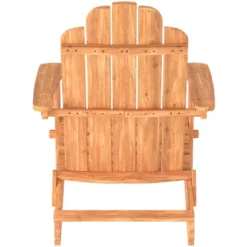 Genovia Transitional Acacia Wood Outdoor Adirondack Chair - Saracina Home -Saracina Home GUEST 0f469b98 b5a2 4f25 851b 0253e3ea179a