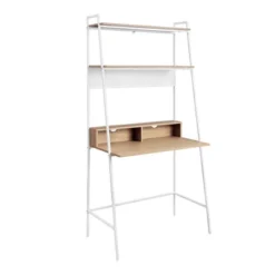 36" Writing Desk With Open Storage Ladder Bookshelf - Saracina Home -Saracina Home GUEST 108fd04d 734b 4161 811d 43686b237442