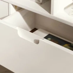 Cara Mid-Century Modern 3 Drawer Corner TV Stand For TVs Up To 58" - Saracina Home -Saracina Home GUEST 16e201fb 9ccb 410b bf1e 5d35f27bed39