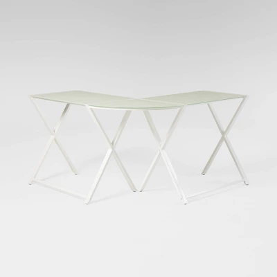 Modern Glass L Shaped Gaming Computer Desk White - Saracina Home Modern Glass L Shaped Gaming Computer Desk White - Saracina Home -Saracina Home GUEST 179e46a3 f423 41c4 b8ce 7358af25d4ef