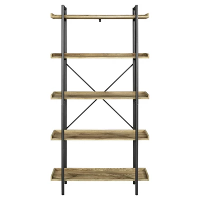 68" 5 Tray Shelf Urban Pipe X Back Bookshelf - Saracina Home 68" 5 Tray Shelf Urban Pipe X Back Bookshelf - Saracina Home -Saracina Home GUEST 18cd1433 31a3 4be1 8f59 f88c9c732217