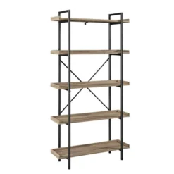 68" 5 Tray Shelf Urban Pipe X Back Bookshelf - Saracina Home 7 68" 5 Tray Shelf Urban Pipe X Back Bookshelf - Saracina Home -Saracina Home GUEST 1ba76728 7bd1 44dc b91f 1adf495caa27