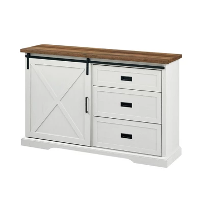 Orson Transitional Sliding X Barn Door Sideboard with 3 Drawers - Saracina Home Orson Transitional Sliding X Barn Door Sideboard With 3 Drawers - Saracina Home -Saracina Home GUEST 238ea1b2 19d2 4571 976d f27808eceb20