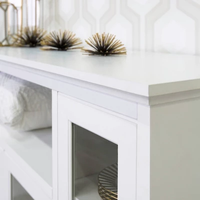 Glass Door Traditional Highboy TV Stand for TVs up to 58" - Saracina Home Glass Door Traditional Highboy TV Stand For TVs Up To 58" - Saracina Home -Saracina Home GUEST 25d9e13d 97a7 43fb 8d6a 0a9f137bbc21