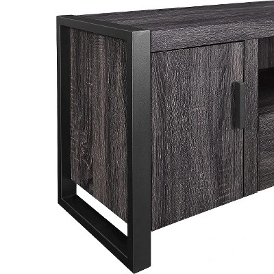 Modern Urban Industrial TV Stand for TVs up to 65" Charcoal - Saracina Home Modern Urban Industrial TV Stand For TVs Up To 65" Charcoal - Saracina Home -Saracina Home GUEST 2646cb87 d729 4a26 83cd 8fa1fd7bee3d