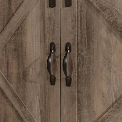 Clarabelle Double Sliding X Barn Door TV Stand for TVs up to 80" - Saracina Home Clarabelle Double Sliding X Barn Door TV Stand For TVs Up To 80" - Saracina Home -Saracina Home GUEST 2a8bd33f 13ee 4c5c 9c85 ac9ebeedc992