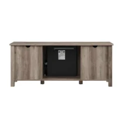 Transitional Farmhouse Window Pane Fireplace TV Stand For TV's Up To 65" Gray Wash - Saracina Home 3 Transitional Farmhouse Window Pane Fireplace TV Stand For TV's Up To 65" Gray Wash - Saracina Home -Saracina Home GUEST 2b1cfc0f 302d 44ea 9671 c65db8cec846