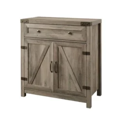 Clarabelle Rustic Farmhouse Barn Door Accent Cabinet - Saracina Home -Saracina Home GUEST 2d8d5b55 e561 4227 a574 1572e2ec7530