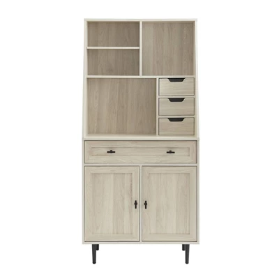 64" Storage Desk & Hutch with Keyboard Drawer - Saracina Home 64" Storage Desk & Hutch With Keyboard Drawer - Saracina Home -Saracina Home GUEST 2e085994 93cf 4207 ac61 ea431e88839b