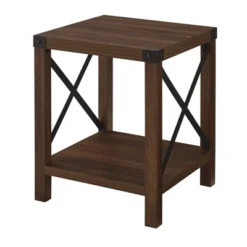Sophie Rustic Industrial X Frame Side Table - Saracina Home 3 Sophie Rustic Industrial X Frame Side Table - Saracina Home -Saracina Home GUEST 2eab057f bcba 405f a0cf 6f98e2aca435