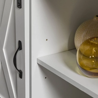 Transitional Sliding Barndoor Highboy TV Stand for TVs up to 58" - Saracina Home Transitional Sliding Barndoor Highboy TV Stand For TVs Up To 58" - Saracina Home -Saracina Home GUEST 2ec80a84 9305 4427 a645 b2081089efba