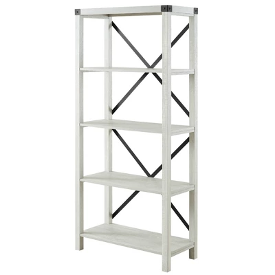 64" Sophie Industrial X Frame Bookshelf - Saracina Home 64" Sophie Industrial X Frame Bookshelf - Saracina Home -Saracina Home GUEST 2f56b478 a8a3 456b a4e0 cd33eebdf635