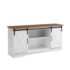 Modern Transitional Sliding Barndoor TV Stand For TVs Up To 65"- Saracina Home 16 Modern Transitional Sliding Barndoor TV Stand For TVs Up To 65"- Saracina Home -Saracina Home GUEST 2f913d69 9569 41d2 aad7 830c710cc2a8