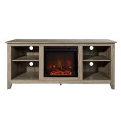 Ackerman Modern Transitional Fireplace TV Stand For TVs Up To 65" - Saracina Home 2 Ackerman Modern Transitional Fireplace TV Stand For TVs Up To 65" - Saracina Home -Saracina Home GUEST 2ffca41e 96fb 4c88 8896 08b99396b378