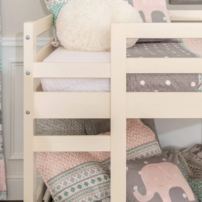 Twin Over Twin Indy Solid Wood Low Bunk Bed - Saracina Home Twin Over Twin Indy Solid Wood Low Bunk Bed - Saracina Home -Saracina Home GUEST 32ed9e38 4f0a 4624 8239 bbf00adabaf2
