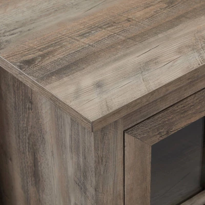 Transitional Farmhouse Window Pane Fireplace TV Stand for TV's up to 65" Gray Wash - Saracina Home Transitional Farmhouse Window Pane Fireplace TV Stand For TV's Up To 65" Gray Wash - Saracina Home -Saracina Home GUEST 34fa5c1b 95bb 4a2e 97f2 0446c06e3aaf