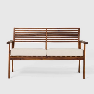 Saracina Home Mid-Century Modern Slatted Acacia Outdoor Bench Saracina Home Mid-Century Modern Slatted Acacia Outdoor Bench -Saracina Home GUEST 357cd598 0985 4ecf 9acd e431a2949b76