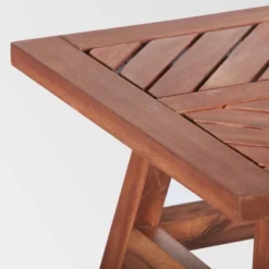 Slatted Chevron Acacia Wood Patio Side Table - Saracina Home 2 Slatted Chevron Acacia Wood Patio Side Table - Saracina Home -Saracina Home GUEST 405dd1a7 7fc5 41a0 9c36 7e6de1a864e0