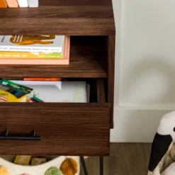 Amal Modern Single Drawer Hairpin Leg Nightstand - Saracina Home 8 Amal Modern Single Drawer Hairpin Leg Nightstand - Saracina Home -Saracina Home GUEST 40c3e588 7762 4a1f ae19 3cbe68902f1e