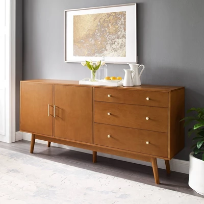 70" Mid-century Modern 3 Drawer and 2 Door Sideboard - Saracina Home 70" Mid-century Modern 3 Drawer And 2 Door Sideboard - Saracina Home -Saracina Home GUEST 43944bf8 4b44 40f2 8dd8 269dafeee2d5