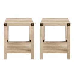 Set Of 2 Sophie Rustic Farmhouse X Frame Side Tables - Saracina Home -Saracina Home GUEST 44f79b6e 19f0 4b8d a95b e597d82b26b9