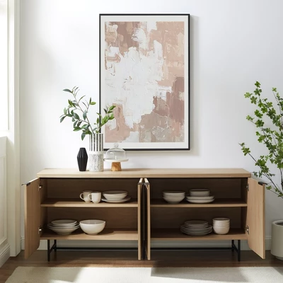 Modern 4 Door Reeded Sideboard - Saracina Home Modern 4 Door Reeded Sideboard - Saracina Home -Saracina Home GUEST 450d82fd 3073 46cc b58d e8be232d61c5