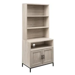 64.12" Orin Modern 2 Door Bookshelf Hutch - Saracina Home -Saracina Home GUEST 4533baad 7e0e 473b a184 41d33d5548af