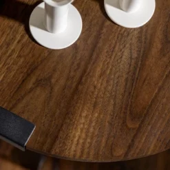 Wrightson Urban Industrial Faux Wrap Leg Round Side Table - Saracina Home -Saracina Home GUEST 456673d7 f467 4828 bd8a ae55f8658639