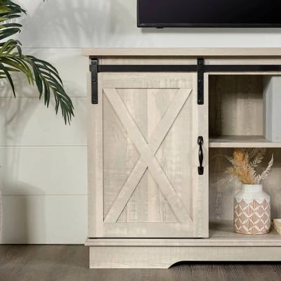 Modern Transitional Sliding Barndoor TV Stand for TVs up to 65"- Saracina Home Modern Transitional Sliding Barndoor TV Stand For TVs Up To 65"- Saracina Home -Saracina Home GUEST 45b08206 71d0 4c78 8e78 8a18f861410c