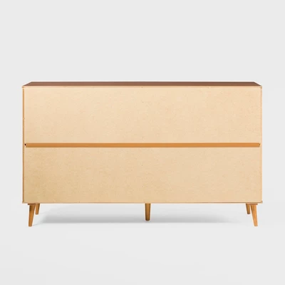 Mid-Century Modern Contoured 6 Drawer Dresser - Saracina Home Mid-Century Modern Contoured 6 Drawer Dresser - Saracina Home -Saracina Home GUEST 45f756ac 174e 43d2 a67f 5545f928b62e