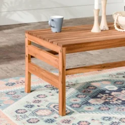 Outdoor Acacia Wood Slatted Coffee Table - Saracina Home 5 Outdoor Acacia Wood Slatted Coffee Table - Saracina Home -Saracina Home GUEST 463b26e4 0c83 462c b332 f7f4d7ebe597