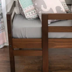 Twin Indy Solid Wood Low Loft Bed Walnut - Saracina Home 3 Twin Indy Solid Wood Low Loft Bed Walnut - Saracina Home -Saracina Home GUEST 477d014b ca9f 421f a774 50b8fe69b59d