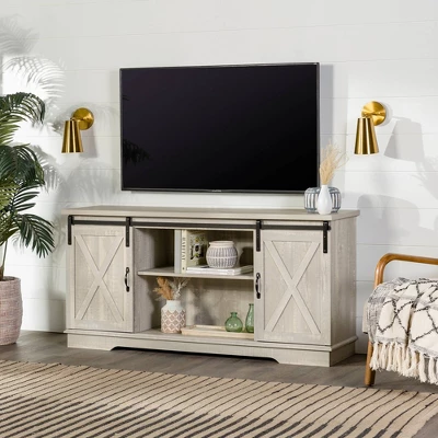 Modern Transitional Sliding Barndoor TV Stand for TVs up to 65"- Saracina Home Modern Transitional Sliding Barndoor TV Stand For TVs Up To 65"- Saracina Home -Saracina Home GUEST 4792b222 989e 4d2f a170 a61b30209fd2