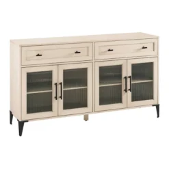 4 Door Reeded Glass Storage Sideboard - Saracina Home 2 4 Door Reeded Glass Storage Sideboard - Saracina Home -Saracina Home GUEST 483cb12a d4ff 4550 b173 52e245bd59ee