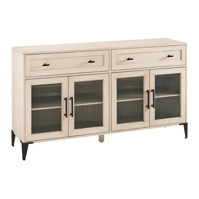 4 Door Reeded Glass Storage Sideboard - Saracina Home 4 Door Reeded Glass Storage Sideboard - Saracina Home -Saracina Home GUEST 483cb12a d4ff 4550 b173 52e245bd59ee