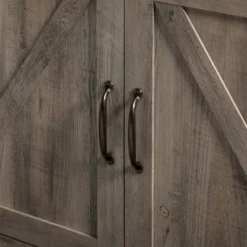 2 Door Farmhouse Highboy TV Stand For TVs Up To 65" Gray Wash - Saracina Home -Saracina Home GUEST 4b4984d8 e9f1 4a05 9b39 067fe3bd2d6b