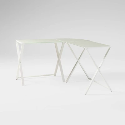 Modern Glass L Shaped Gaming Computer Desk White - Saracina Home Modern Glass L Shaped Gaming Computer Desk White - Saracina Home -Saracina Home GUEST 4e11ada7 6b6a 44e5 ae2e 2e6e7b38b45e