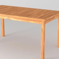 Acacia Wood Patio Simple Rectangle Dining Table - Saracina Home -Saracina Home GUEST 4eb54ced 4563 442b 906d 334570edae50