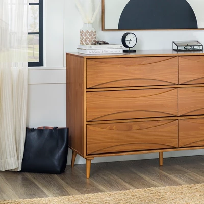 Mid-Century Modern Contoured 6 Drawer Dresser - Saracina Home Mid-Century Modern Contoured 6 Drawer Dresser - Saracina Home -Saracina Home GUEST 502a0f6b a828 4a2b ae1f 4f7873dba996