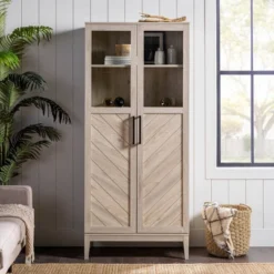68" Boho Modern Tall Storage Wood Cabinet - Saracina Home 14 68" Boho Modern Tall Storage Wood Cabinet - Saracina Home -Saracina Home GUEST 51d4275b 30d0 4c3b 85c4 0822c6d9819a