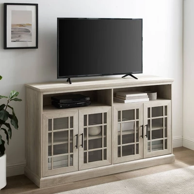Transitional 4 Door Windowpane TV Stand for TVs up to 65" - Saracina Home Transitional 4 Door Windowpane TV Stand For TVs Up To 65" - Saracina Home -Saracina Home GUEST 542170b5 4fa4 4053 b877 9c6d62d7fef4