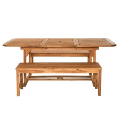 Ravenscroft 3pc Modern Boho Acacia Wood Slat Top Outdoor Dining Set - Saracina Home 3 Ravenscroft 3pc Modern Boho Acacia Wood Slat Top Outdoor Dining Set - Saracina Home -Saracina Home GUEST 561f36a7 8490 4fbe 953c 3885eda5a8e2