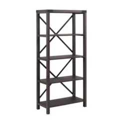 64" Sophie Industrial X Frame Bookshelf - Saracina Home 16 64" Sophie Industrial X Frame Bookshelf - Saracina Home -Saracina Home GUEST 5641daaf a669 40f1 9ff9 c02507696c8d