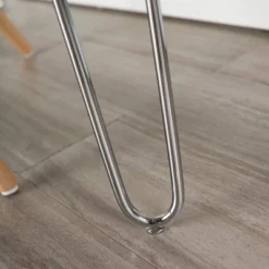 Gibby Modern Glam Hairpin Leg Writing Desk Faux White Marble - Saracina Home 4 Gibby Modern Glam Hairpin Leg Writing Desk Faux White Marble - Saracina Home -Saracina Home GUEST 5665f967 4df6 422c ad19 790565bafea6